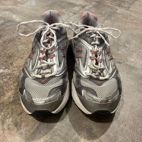 new balance 859 stability orange and silver wr859st sneaker womens size 11.5 - Picture 2 of 8